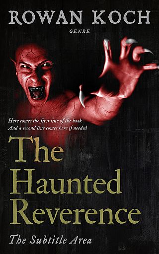 3D mockup of Cod Gray #16706 - Premade Horror Book Cover | BookCoverZone