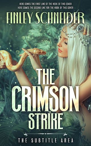 3D mockup of Mineral Green #16729 - Premade Fantasy Book Cover | BookCoverZone