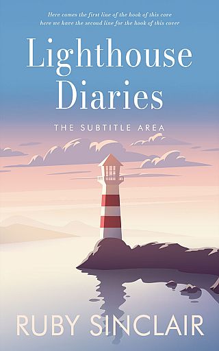 3D mockup of Pale Slate #17145 - Premade Travel Book Cover | BookCoverZone