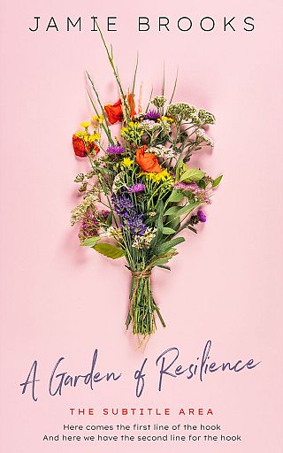 3D mockup of Azalea #17248 - Premade Abstract Book Cover | BookCoverZone