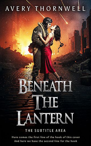 3D mockup of Antique Brass #17367 - Premade Romance Book Cover | BookCoverZone