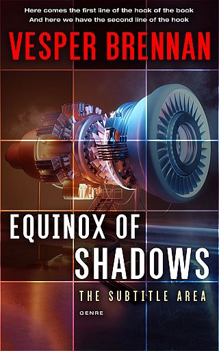 3D mockup of Cocoa Brown #20016 - Premade Science Fiction Book Cover | BookCoverZone