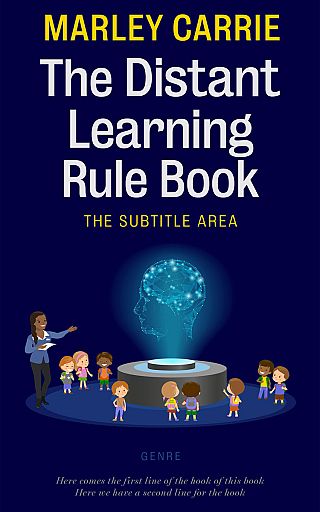 3D mockup of Deep Cove #20273 - Premade Education Book Cover | BookCoverZone