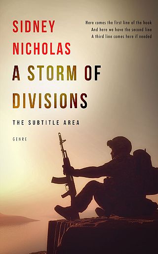 3D mockup of Indian Khaki #20531 - Premade Action & Adventure Book Cover | BookCoverZone