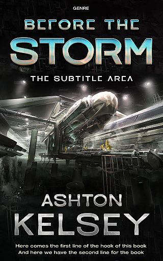 3D mockup of Mist Gray #20594 - Premade Science Fiction Book Cover | BookCoverZone