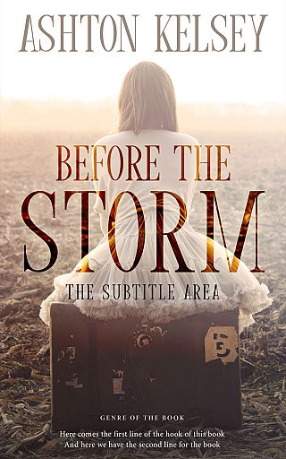 3D mockup of Vanilla #20610 - Premade Literary Fiction Book Cover | BookCoverZone
