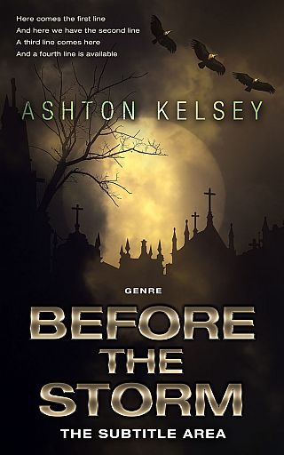 3D mockup of Cocoa Brown #20667 - Premade Horror Book Cover | BookCoverZone