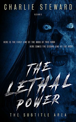 3D mockup of Black Pearl #21104 - Premade Horror Book Cover | BookCoverZone