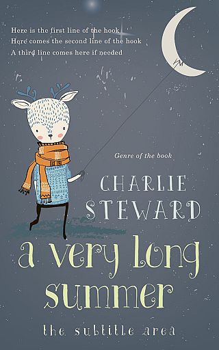 3D mockup of Shuttle Gray #21195 - Premade Children Book Cover | BookCoverZone