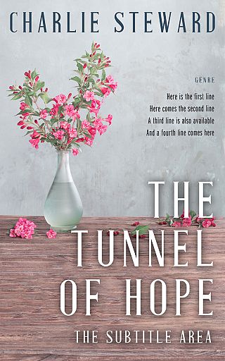 3D mockup of Pink Swan #21251 - Premade Literary Fiction Book Cover | BookCoverZone