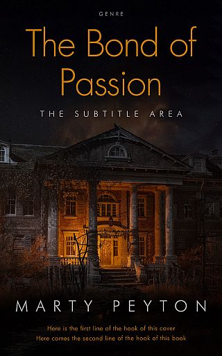 3D mockup of Gondola #21689 - Premade Horror Book Cover | BookCoverZone