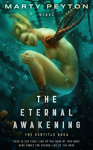 3D mockup of Gable Green #21795 - Premade Fantasy Book Cover | BookCoverZone