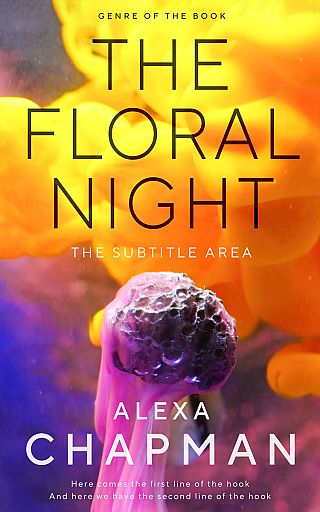 3D mockup of Apple Blossom #21851 - Premade Abstract Book Cover | BookCoverZone