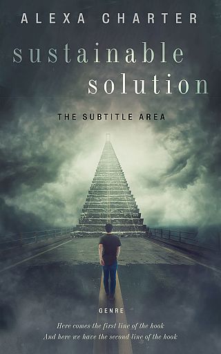 3D mockup of Mako #21925 - Premade Surreal Book Cover | BookCoverZone