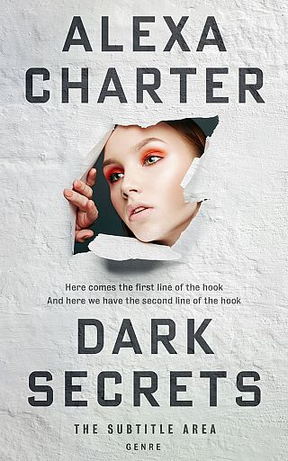 3D mockup of Quill Gray #22021 - Premade Mystery & Thriller & Suspense Book Cover | BookCoverZone