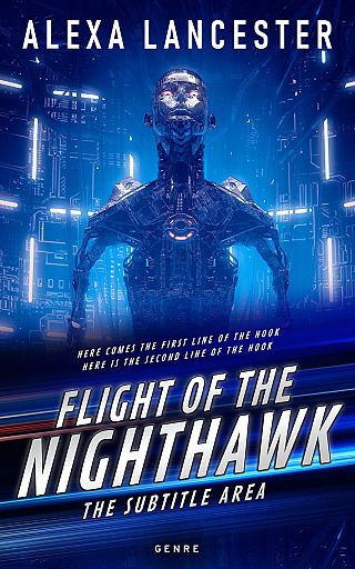 3D mockup of Deep Sapphire #22303 - Premade Science Fiction Book Cover | BookCoverZone