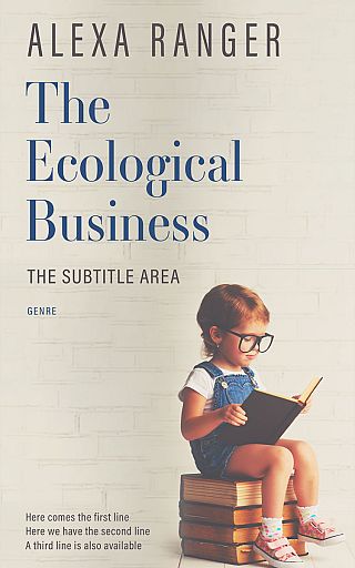 3D mockup of Satin Linen #22383 - Premade Education Book Cover | BookCoverZone