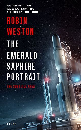 3D mockup of Mirage #22505 - Premade Science Fiction Book Cover | BookCoverZone