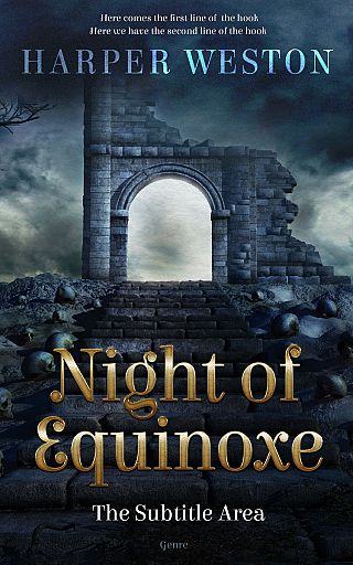 3D mockup of Ebony Clay #22746 - Premade Fantasy Book Cover | BookCoverZone