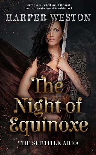 3D mockup of Cocoa Brown #22747 - Premade Fantasy Book Cover | BookCoverZone