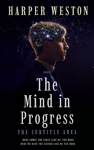 3D mockup of Ebony #22803 - Premade Self-Improvement & Self-Help Book Cover | BookCoverZone