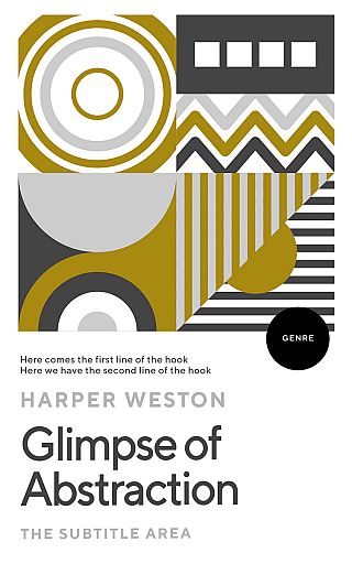 3D mockup of Tundora #22899 - Premade Abstract Book Cover | BookCoverZone