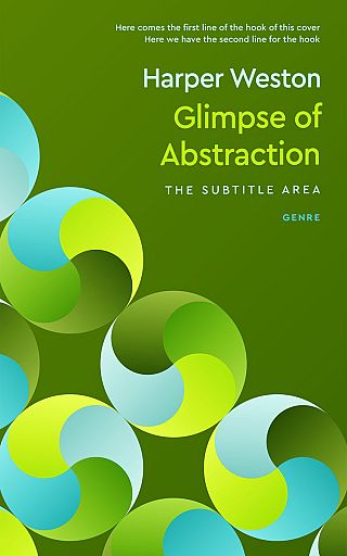 3D mockup of Bermuda #22912 - Premade Abstract Book Cover | BookCoverZone
