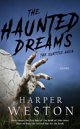 3D mockup of Ebony Clay #22975 - Premade Horror Book Cover | BookCoverZone