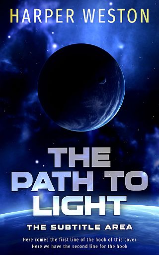 3D mockup of Black Pearl #23013 - Premade Science Fiction Book Cover | BookCoverZone