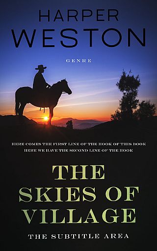 3D mockup of Mirage #23212 - Premade Western Book Cover | BookCoverZone