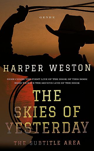 3D mockup of Eternity #23215 - Premade Western Book Cover | BookCoverZone