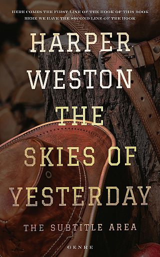 3D mockup of Bistre #23217 - Premade Western Book Cover | BookCoverZone