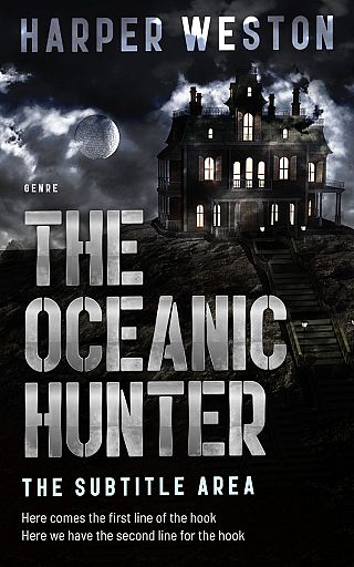 3D mockup of Silver Sand #23413 - Premade Horror Book Cover | BookCoverZone
