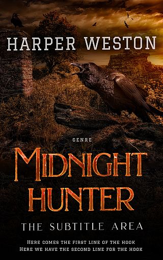 3D mockup of Asphalt #23426 - Premade Horror Book Cover | BookCoverZone