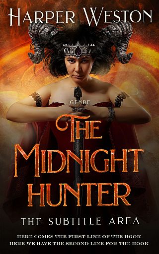 3D mockup of Raw Sienna #23431 - Premade Fantasy Book Cover | BookCoverZone