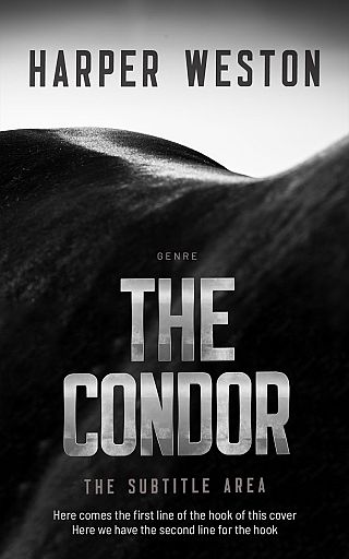 3D mockup of Cod Gray #23482 - Premade Western Book Cover | BookCoverZone