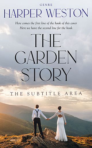 3D mockup of Pale Slate #23533 - Premade Romance Book Cover | BookCoverZone