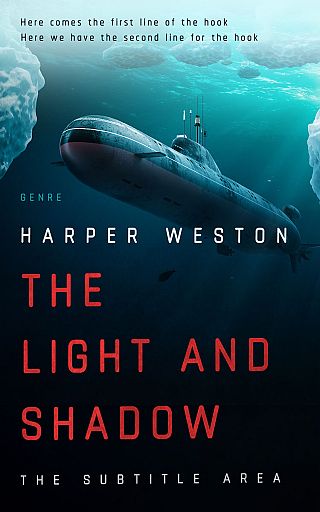 3D mockup of Submarine #23614 - Premade Action & Adventure Book Cover | BookCoverZone