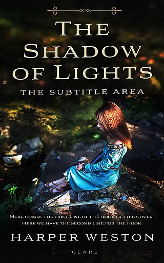 3D mockup of Log Cabin #23745 - Premade Fantasy Book Cover | BookCoverZone