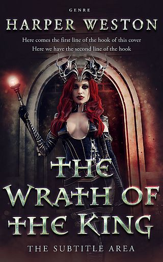 3D mockup of Thunder #23858 - Premade Fantasy Book Cover | BookCoverZone
