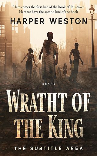 3D mockup of Raffia #23882 - Premade Horror Book Cover | BookCoverZone