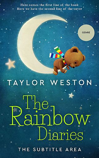 3D mockup of Blumine #24025 - Premade Children Book Cover | BookCoverZone