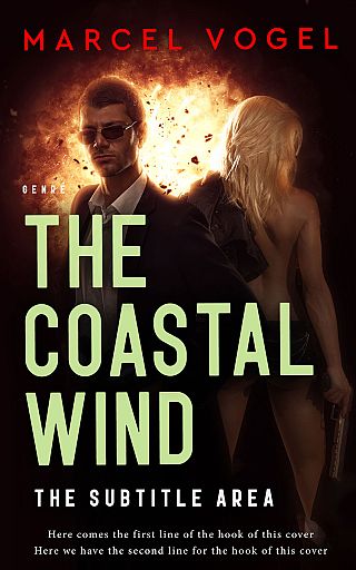 3D mockup of Straw #24225 - Premade Action & Adventure Book Cover | BookCoverZone