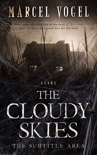 3D mockup of Cod Gray #24296 - Premade Horror Book Cover | BookCoverZone