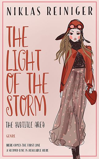 3D mockup of Oyster Pink #24671 - Premade Chick Lit Book Cover | BookCoverZone