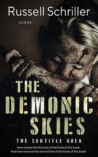 3D mockup of Cod Gray #25070 - Premade Horror Book Cover | BookCoverZone