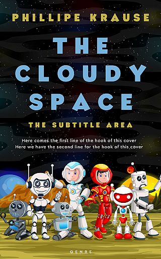 3D mockup of Cod Gray #25256 - Premade Children Book Cover | BookCoverZone