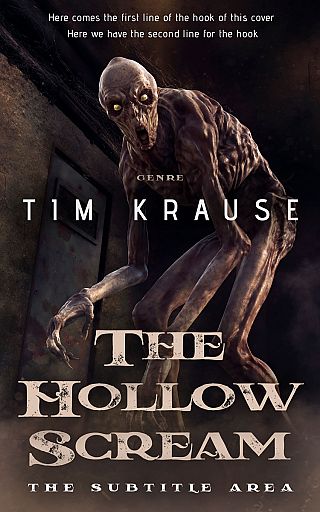 3D mockup of Cocoa Brown #25289 - Premade Horror Book Cover | BookCoverZone