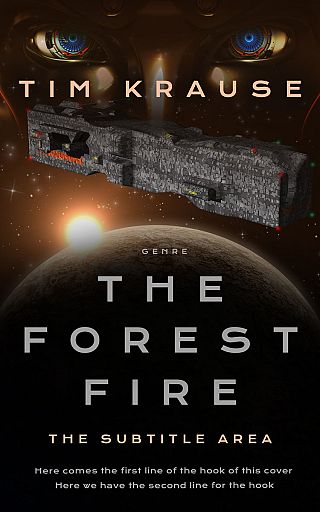 3D mockup of Night Rider #25344 - Premade Science Fiction Book Cover | BookCoverZone