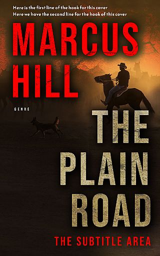 3D mockup of Flame Pea #25507 - Premade Western Book Cover | BookCoverZone